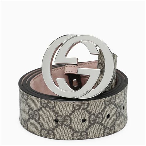 Gucci Cintura in tessuto GG Supreme con fibbia GG